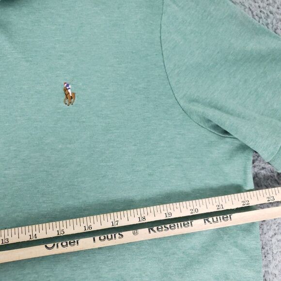 Polo Ralph Lauren Shirt Mens Extra Large Green Pima Cotton‎ Casual Preppy SS - Picture 5 of 12